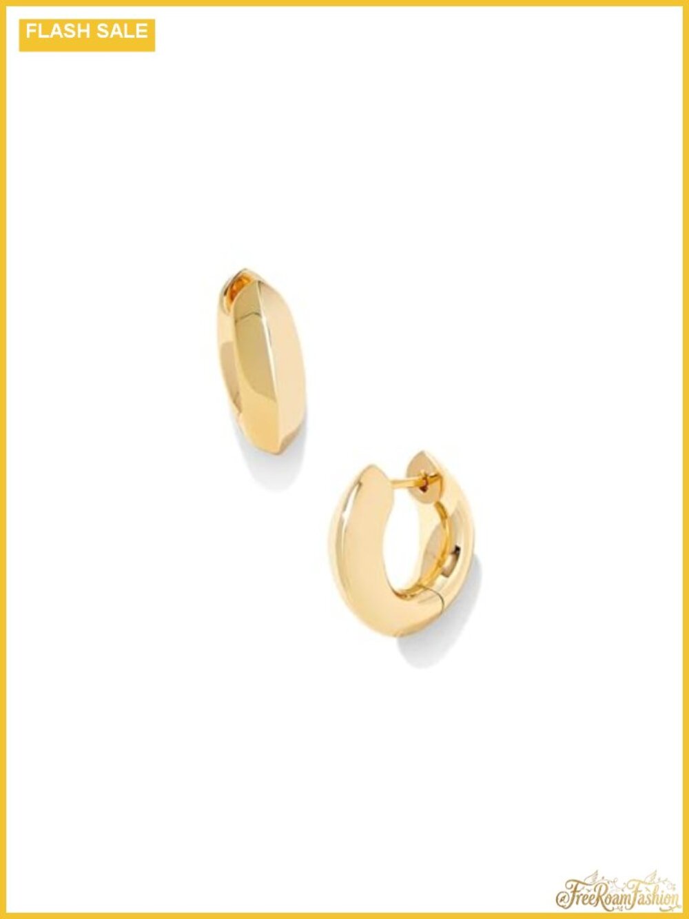 Kendra Scott Mikki Gold Plated Huggie Earrings for Women